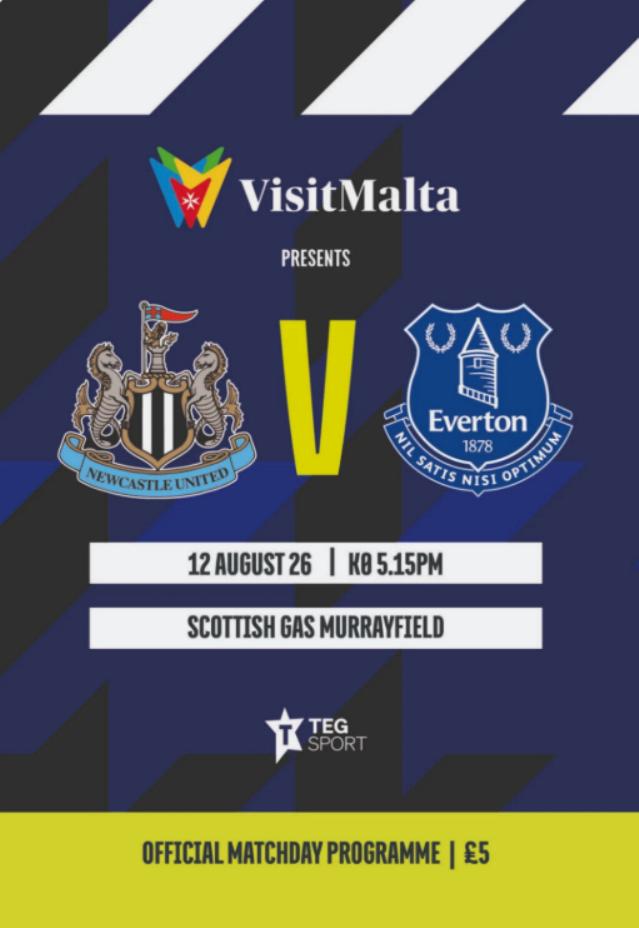 NEWCASTLE UNITED v EVERTON 2026/27 (FRIENDLY AT MURRAYFIELD)